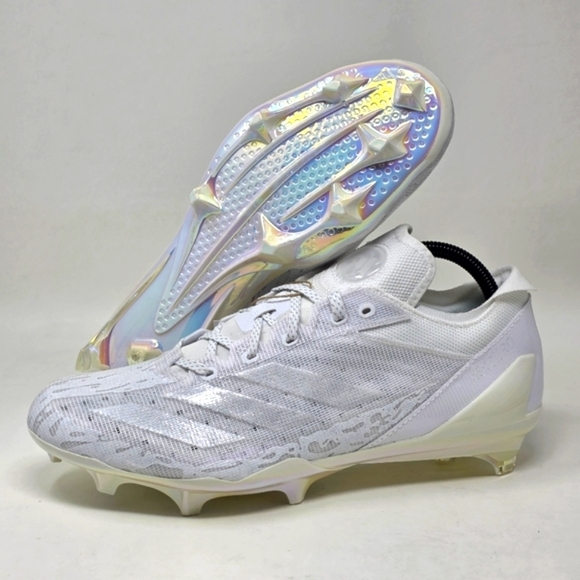 Adidas Adizero Electric Mens Size 10 Football Cleats White Silver IE4413 New main image 9